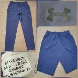 Under Armour Sportswear Woven Purple Tapered Lightweight Pants Size Large Men's
